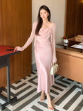 Xixi 13 Lines 2025 Spring And Summer New French Retro Collar Temperament Thin Sling Dress