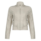 Industrial Style Line Split Pocket Flying Staff Jacket Autumn And Winter Burst Coat