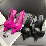 Zingj New 2024 Summer Single Shoe With Pointed Heels-Outfit