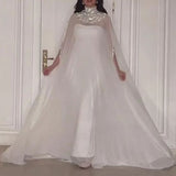Summer Chiffon Sequin Stitching Half Turtleneck Casual