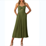 Hair 2025 Spring New Women's Clothing Explosion Long Legs Thin Waist Bump Color Work Clothes Show Thin Jump Jump-Suited Jumpsuit