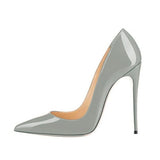 12 cm Women Pumps Patent Leather Pointed Toe Women Shoes High Heel Stiletto Party Shoes Women QP022