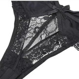 Low-Waisted T-Trousers Sexy Trousers Cotton Crotch Breathable Fine Strip Metal Hanging Water Drill Tong