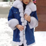 Lady Fur All-Cowboy Long-Sleeved Jacket In Large
