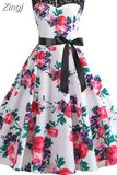 Lace Patchwork Summer Dress Women Elegant Vintage Party Dress Casual Office Ladies Work