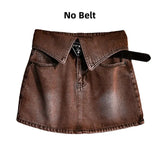 Blue Jean Skirt For Women Sexy 2023 Summer Korean Fashion Female Mini Black Short Denim Skirt High Quality Casual