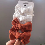 Pcs/set Cotton Linen Plaid Bowknot Hair Clips For Cute Girls Floral Handmade Hairpins Barrettes Headwear Kids Hair