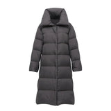 New Winter Women Down Coat Ultra Light Padded Coat 90% White Duck Down Puffer Jacket Female Lapel Snow Warm