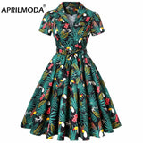 60s Vintage Tunic Dresses Summer Spring Retro Pin Up 2022 Women Jurk Casual Party Robe Rockabilly Dresses