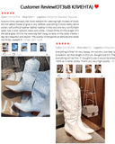 Onlymaker Women White Knee High Boots Western Cowboy Boots Wide Calf Embroidered Pointed Toe Block Heel Pull-On Cowgirl