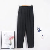 Pants Warm Trousers Women Corduroy Autumn Winter 2023 Thick Pants Casual Solid Fleece Inside Elastic Waist