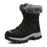 Warm Snow Boots Women Plus Velvet Thick Northeast Tourist Cotton Boots Outdoor Climbing Boots Ski