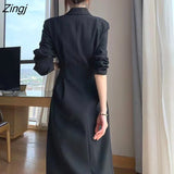 bodycon sexy Women's dress for women long sleeve split up A-line dresses woman robe femme ladies vestidos mujer