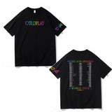 New Coldplay Concert Around The Same Short-Sleeved T-Shirt Cool Play Band Concert