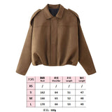 Spring Pilot Jacket Bat Sleeve Zipper Loose Tuffen Jacket Women's Casual
