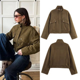 2025 Fashion Loose Zipper Jacket Women's