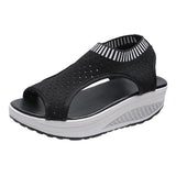 Size Sandals Women 2022 Fashion Casual Platform Sandals Women Shoes Comfort Summer Soft Sport Sandals Breathable