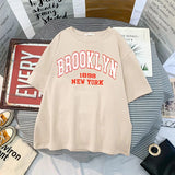 Summer Women Tshirts Casual USA Area Printed Tops Tee Female T Shirt Short Sleeve T Shirt Plus Size Streetwear T