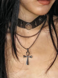 Gothic Cross Choker