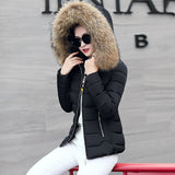 Faux Fur Parkas Women Down Jacket clothes Womens Parkas Thicken Outerwear hooded Winter Coat Female Jacket Cotton