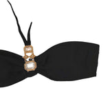 Zingj New Swimsuit Luxury Crystal Diamond Chain Women's Split Swimsuit Strapless Strap Sexy