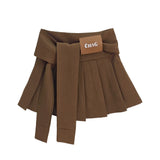 Skirt Women's Large Size 100-Fold Skirt 2025 New High-Rise Slim Small Man Anti-Walking Spring, Autumn And Winter A Short