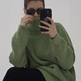 New Model Knitted Long-Sleeved Women Hot To Sell The Basic Solid Color Bottom