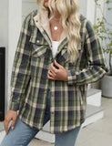 2025 Women's Jacket Long Sleeve Hairy Hooded Jacket Jacket With