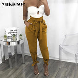 waist pants camouflage loose joggers women army harem camo pants streetwear punk black cargo pants women capris