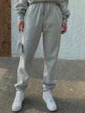 Basic Solid Hooded Tracksuit SetOutfit