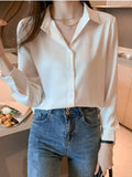 Elegant and Youth Woman Blouses Fashion Woman Blouse 2023 Clothing Female Satin Beautiful Women's Blouses In Promotions