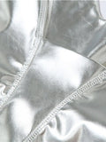 Stacked Low Waist Pu Leather Pants- Outfit