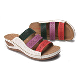 Size 43 Casual Roman Caverns Empty Sandals Cross-Dew Slopes And