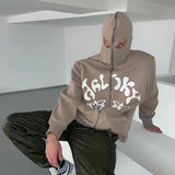 Pattern Hoodie Men Letter Sweatshirt Oversized Top Y2K Teen Clothes Harajuku Style Simple Women's Top fashion hoodie