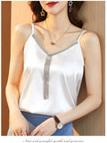 Women Blouse V-Neck Solid 2023 Elegant Summer Pretty and Cheap Women's Blouses Tassel Shirts Top Woman Female
