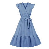 Audrey Hepburn Robe Evening1940s Dresses 50s Rockabilly Vintage Retro Womens Swing Party Dress With Belt Summer
