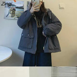 Women Winter Thicker Soft Kawaii Fashion Ulzzang Ins Girls Outwear Double-side Popular Female Clothing Long Sleeve