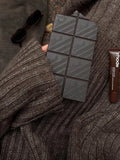 Sense Sweater Set (Without Neck) High-Collar Knitted Sweater Knitted Retro Loose