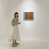 Gothic Irregular Pleated Skirt Solid Color Elastic High Waist Stitching Ruffled Woman Skirt Simple Fashion 2021 Autumn