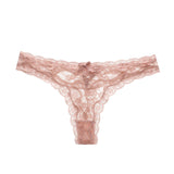 Rear Ribbon Ribbon Lace Side Trousers Low-Rise Cotton Crotch Large Size Elastic Lace