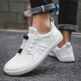 Large-Size Casual Shoes Spring Permeable Men's Shoes Lightweight Running
