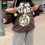 3D Skull Puff Print Hoodies Oversized Streetwear Men High Quality Cotton Liner Sweatshirt Top Women Couples Y2k