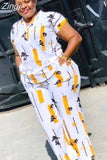 Piece Women Sets 2023 New Arrival Spring Summer Matching Sets Stripe Print Two Pieces Sets Top Pants Suits Outfits
