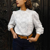 2025 New Stitched Knitted Shirt Loose-Colored Round-Necked Striped