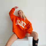 Contrast Vintage Logo Graphic Pullover HoodieOutfit