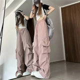 Quality Cargo Pants For Women Korean Fashion Casual Pockets Baggy Trousers Baggy Wide Leg Pant Streetwear Sweatpants