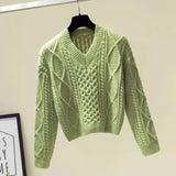Women Autumn Winter Warm Knitted Two Pieces Sets Korean Long Sleeve Pullover Sweater Top And High Waist Skirts