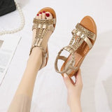 2025 Bohemian Casual Foot Drilling Slope And Women's