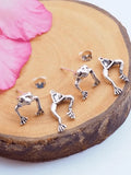 Frog Design Stud Earring- Outfit