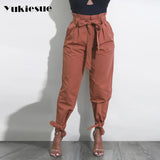 waist pants camouflage loose joggers women army harem camo pants streetwear punk black cargo pants women capris